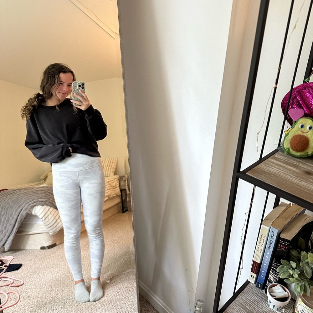 lululemon athletica White Camo High-Rise Leggings